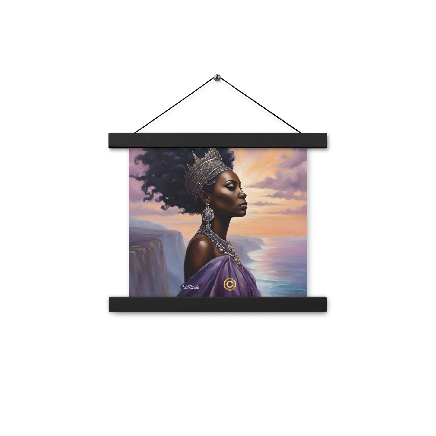 Poster with hangers