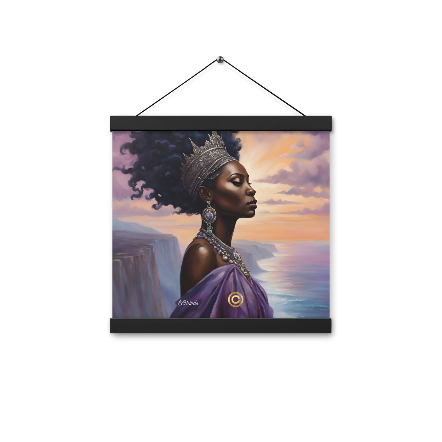 Poster with hangers