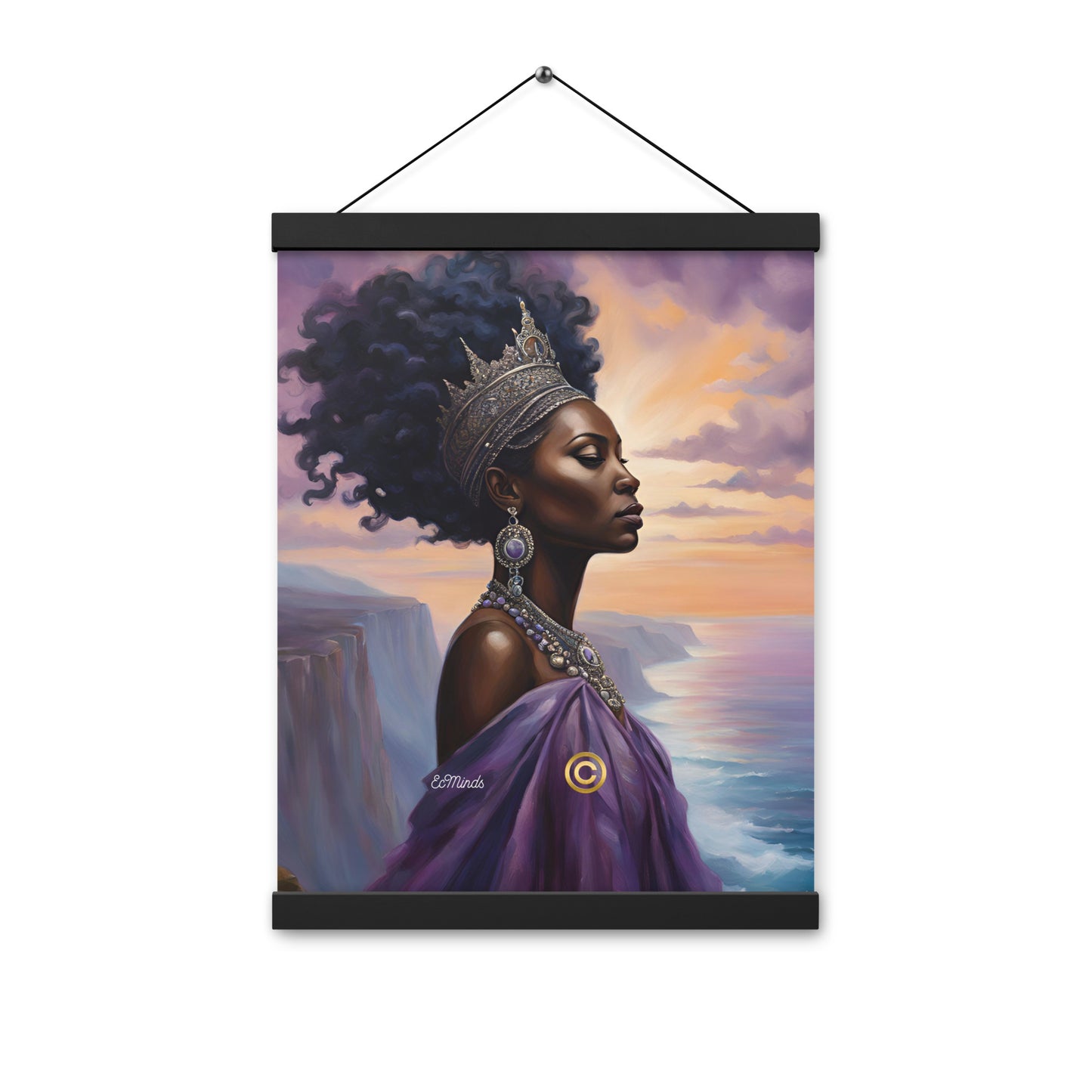 Poster with hangers