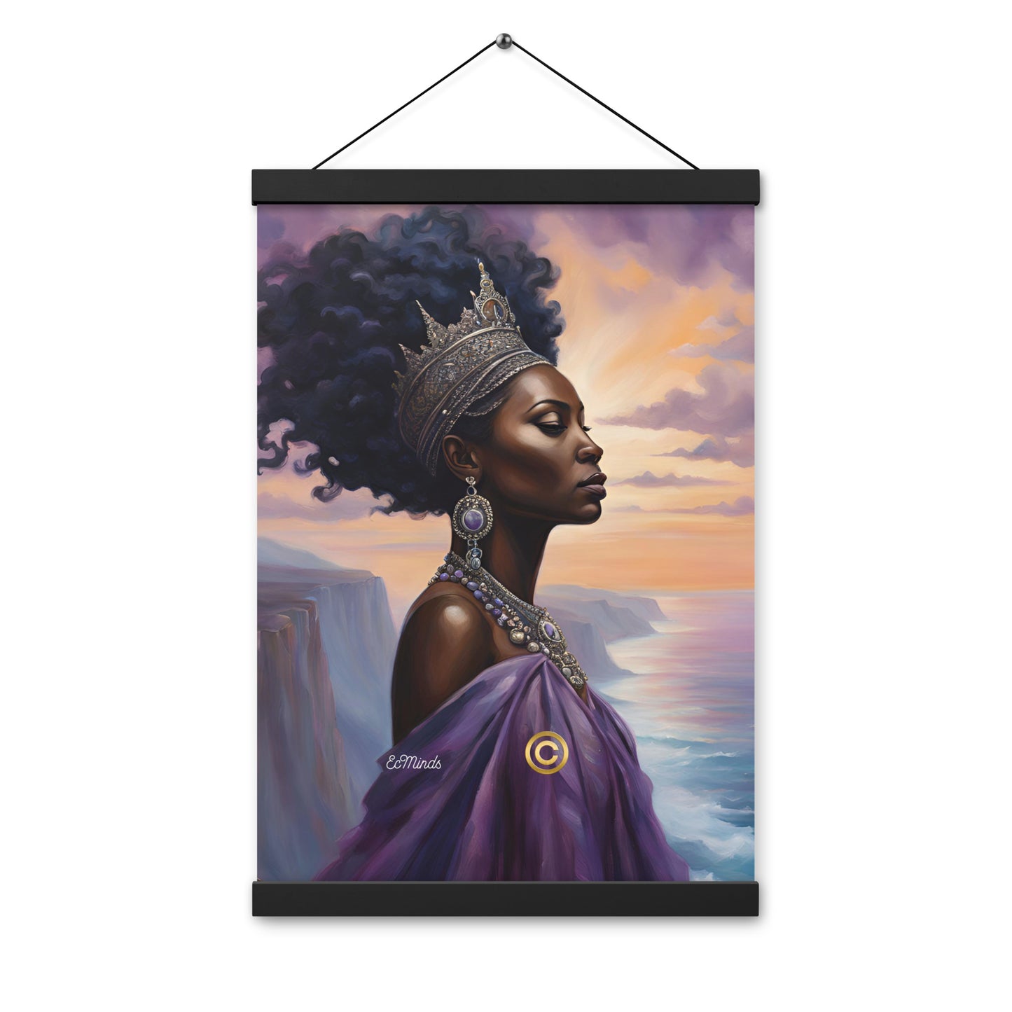 Poster with hangers