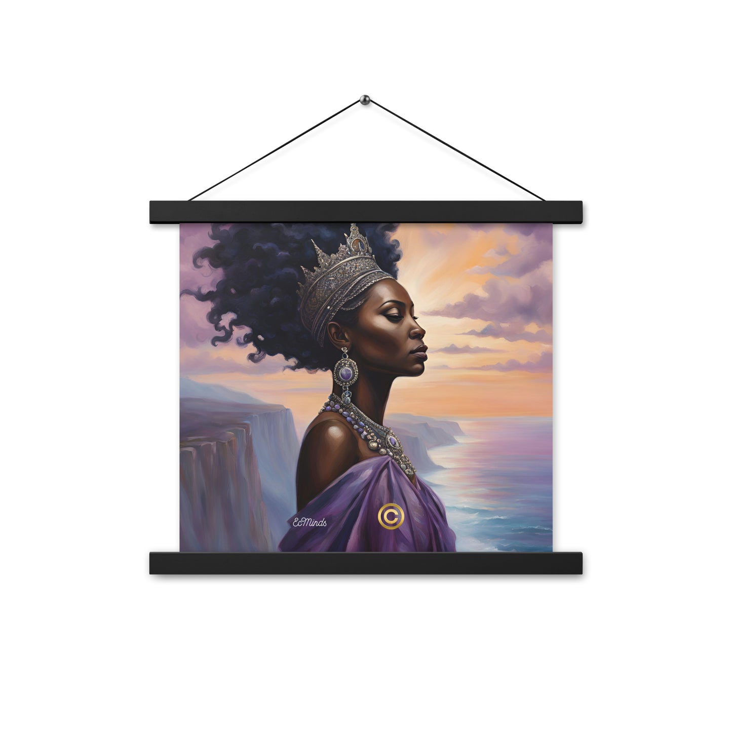 Poster with hangers