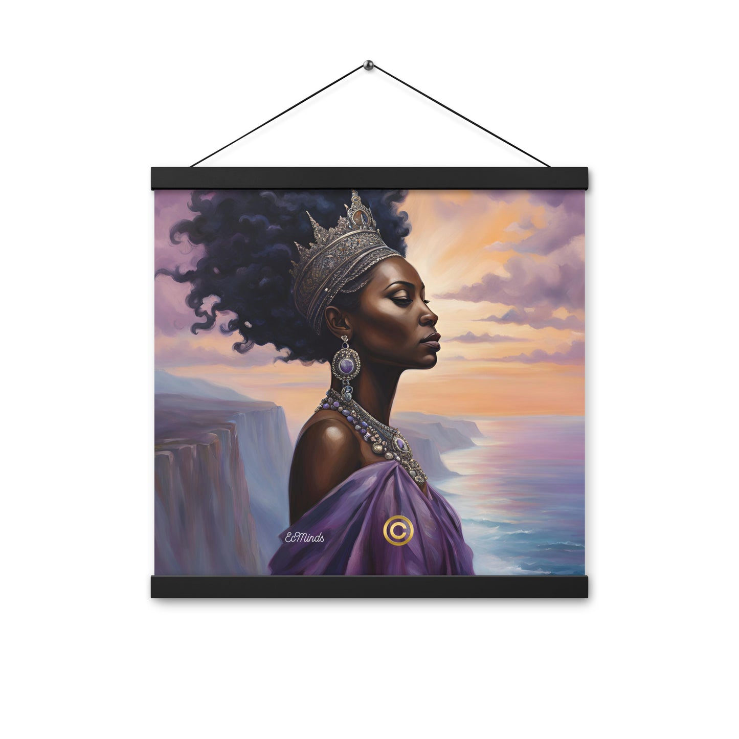 Poster with hangers