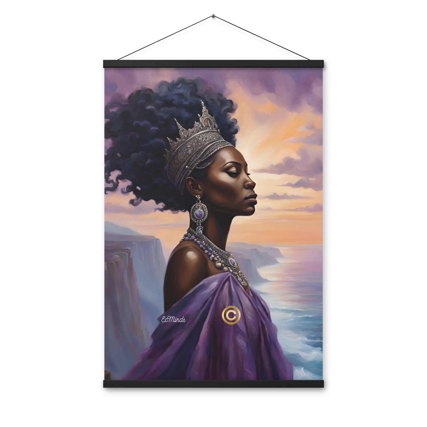 Poster with hangers