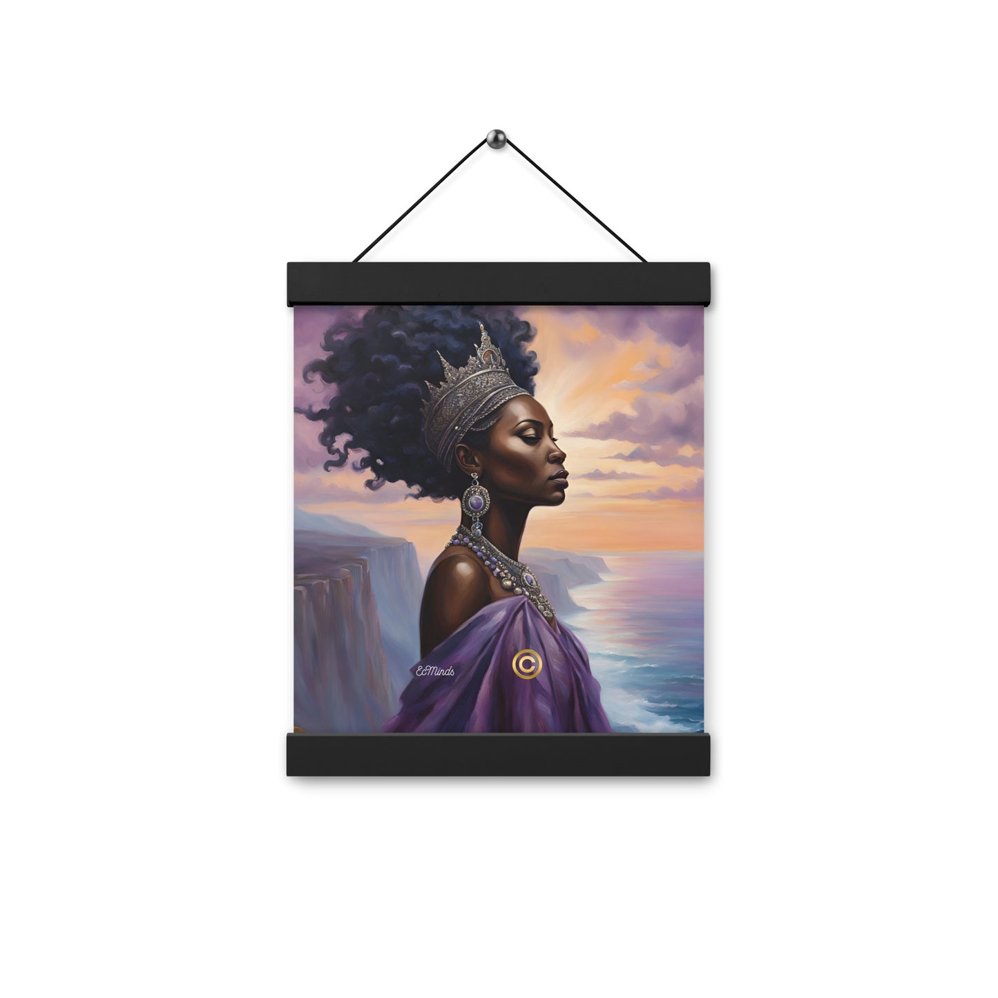 Poster with hangers